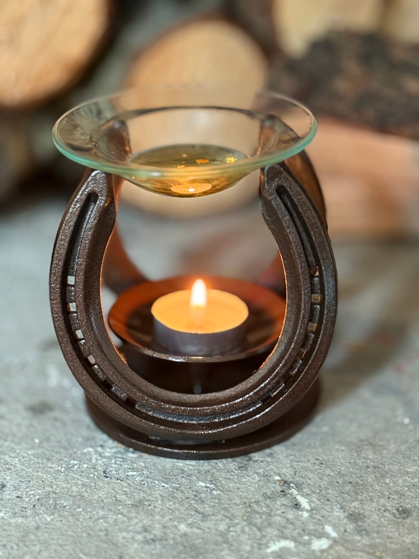 Horseshoe wax melt Burner