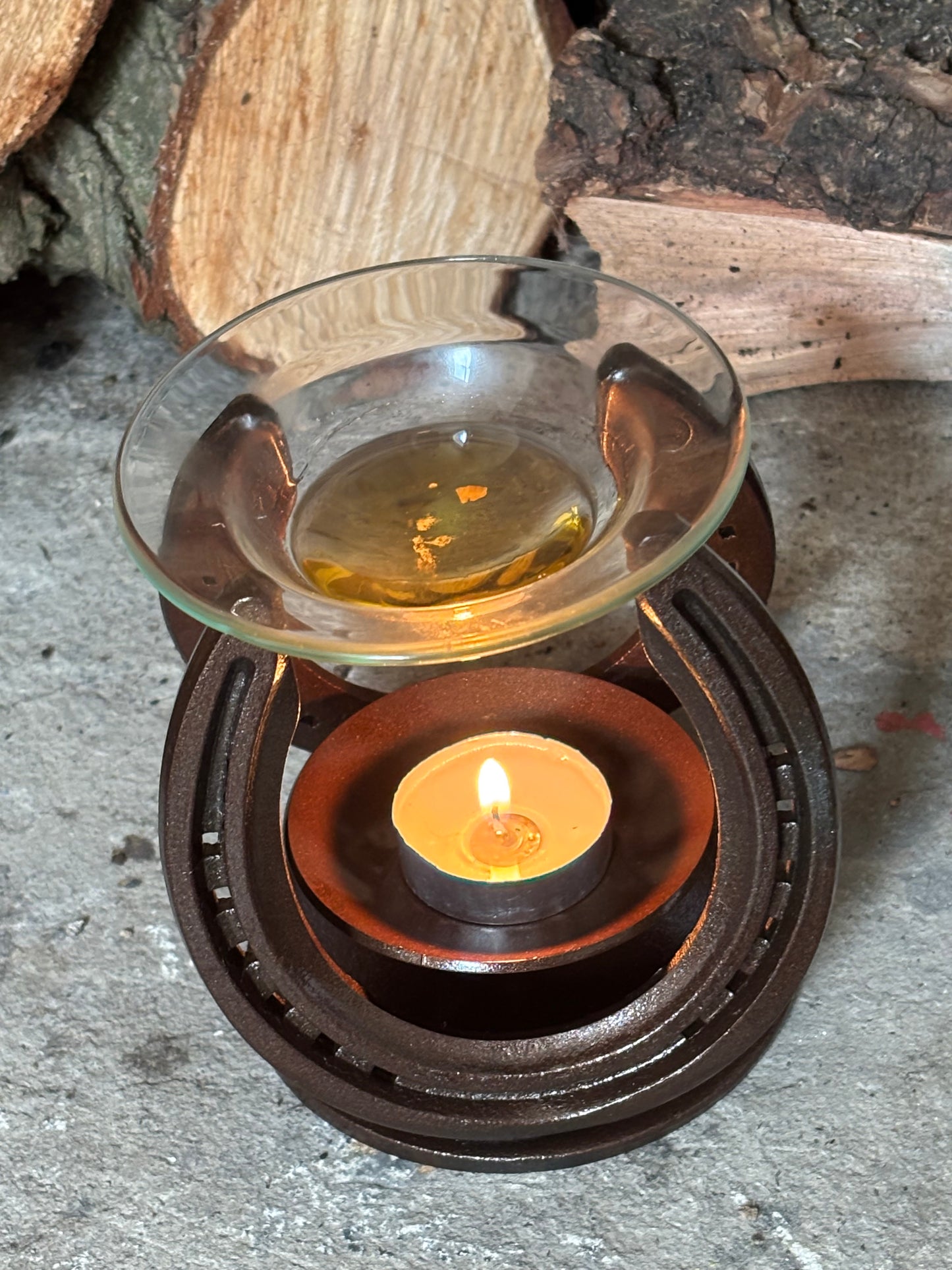 Horseshoe wax melt Burner