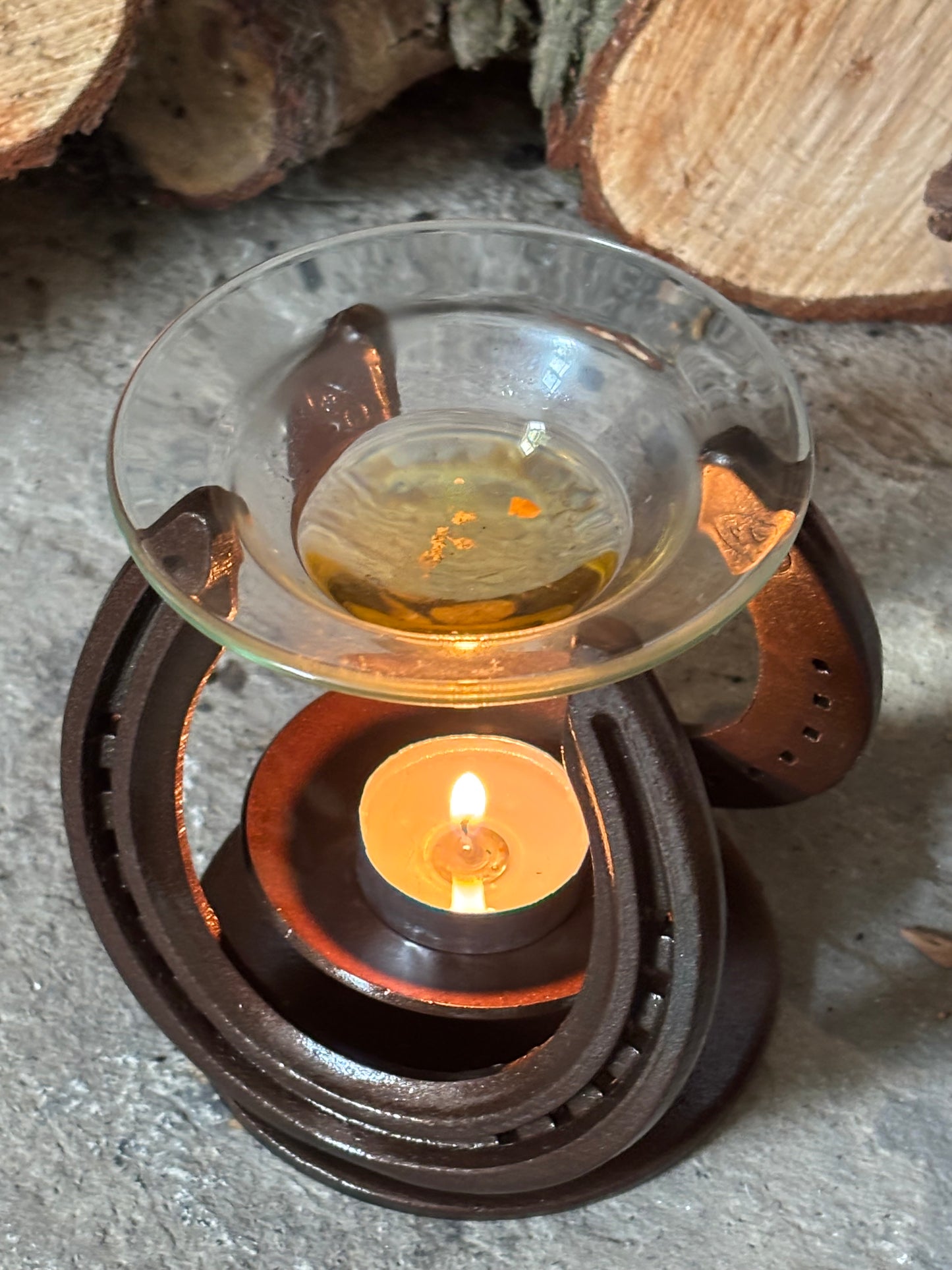 Horseshoe wax melt Burner