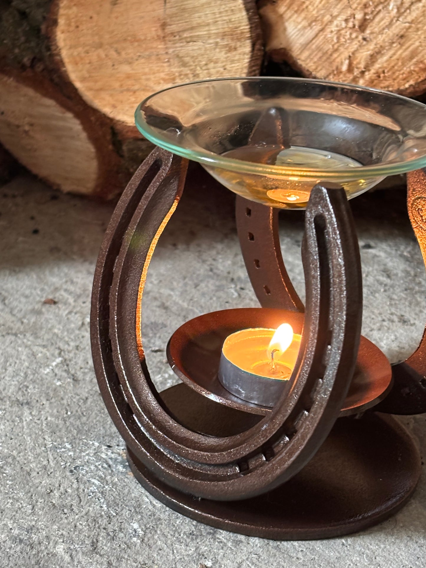 Horseshoe wax melt Burner