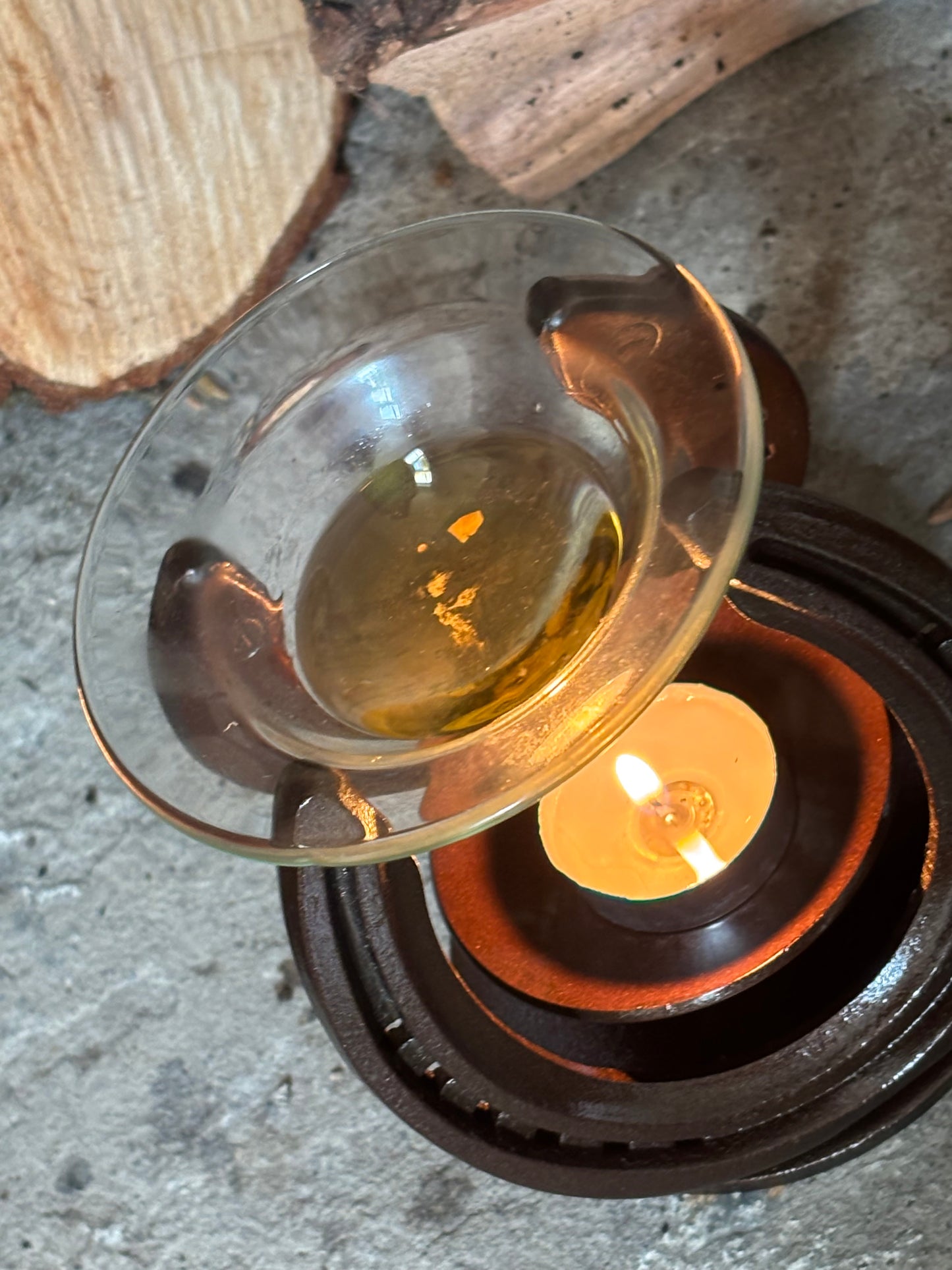 Horseshoe wax melt Burner