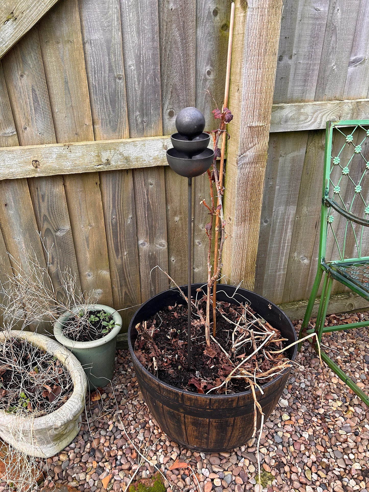 2 Tier Ball Topped Raincatcher