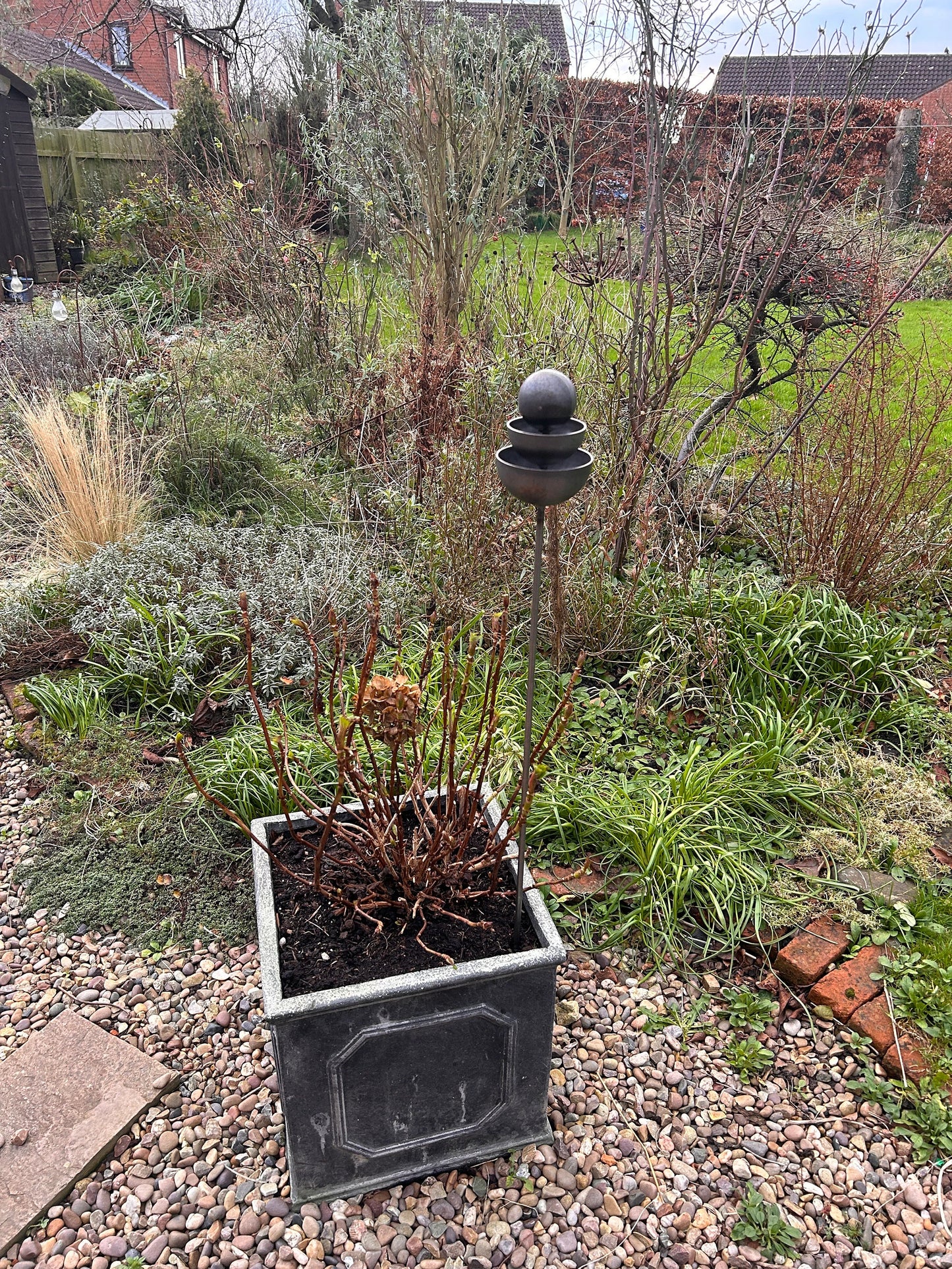 2 Tier Ball Topped Raincatcher