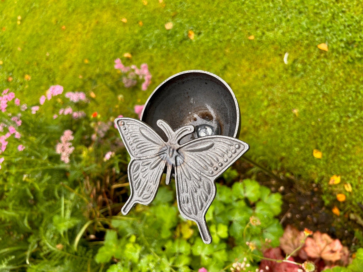 Large Butterfly Raincatcher rusty