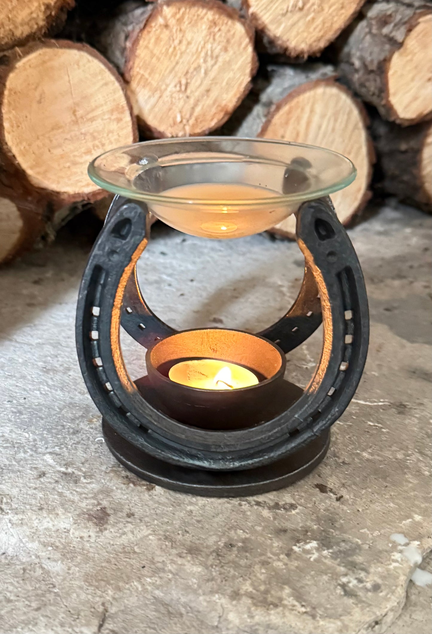 Horseshoe wax melt Burner