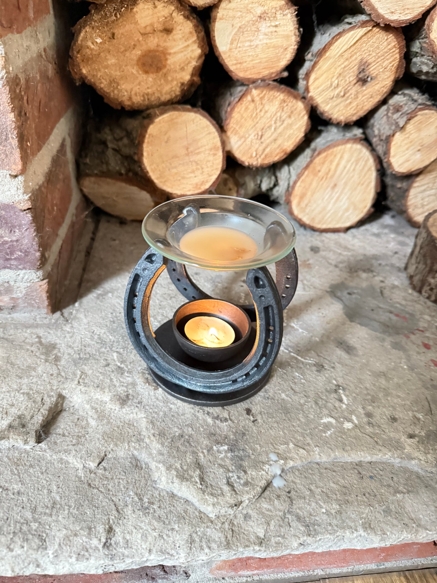 Horseshoe wax melt Burner